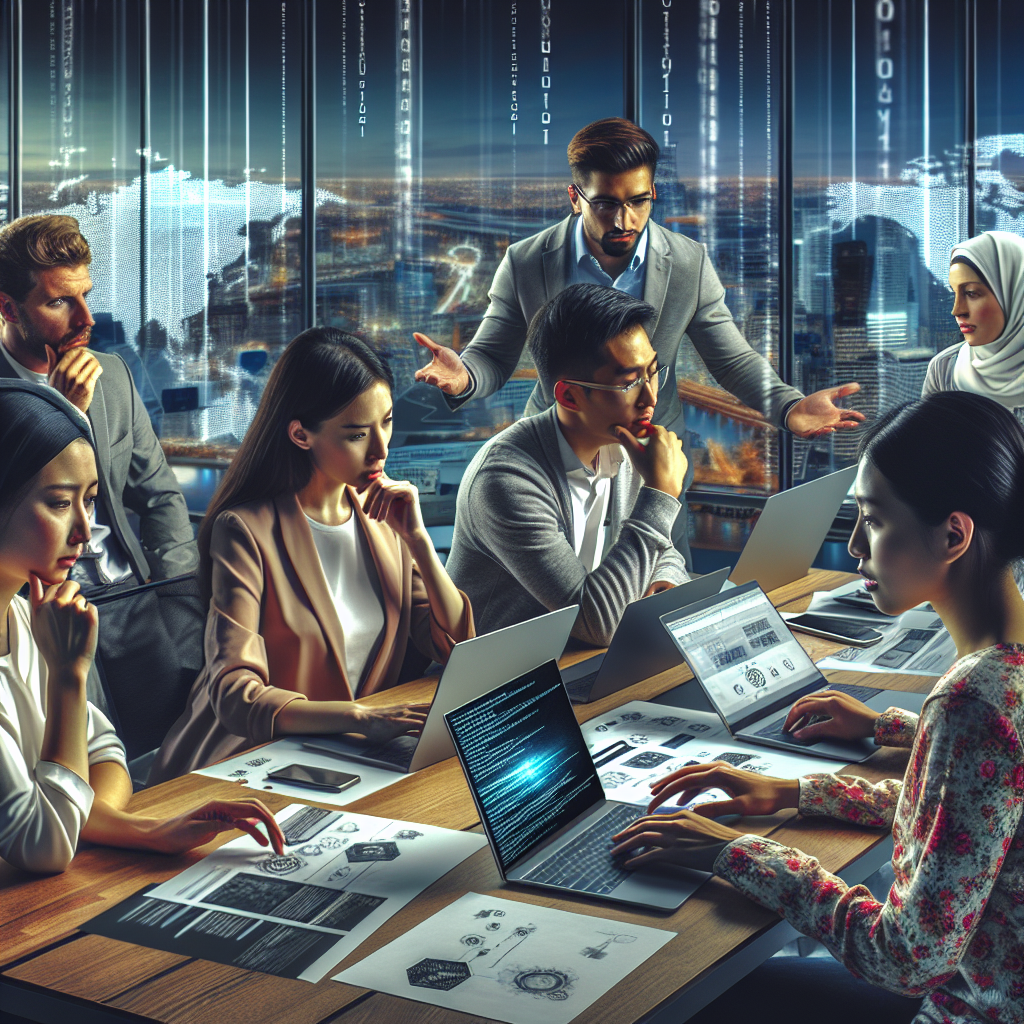 Professionals participating in an ethical hacking course