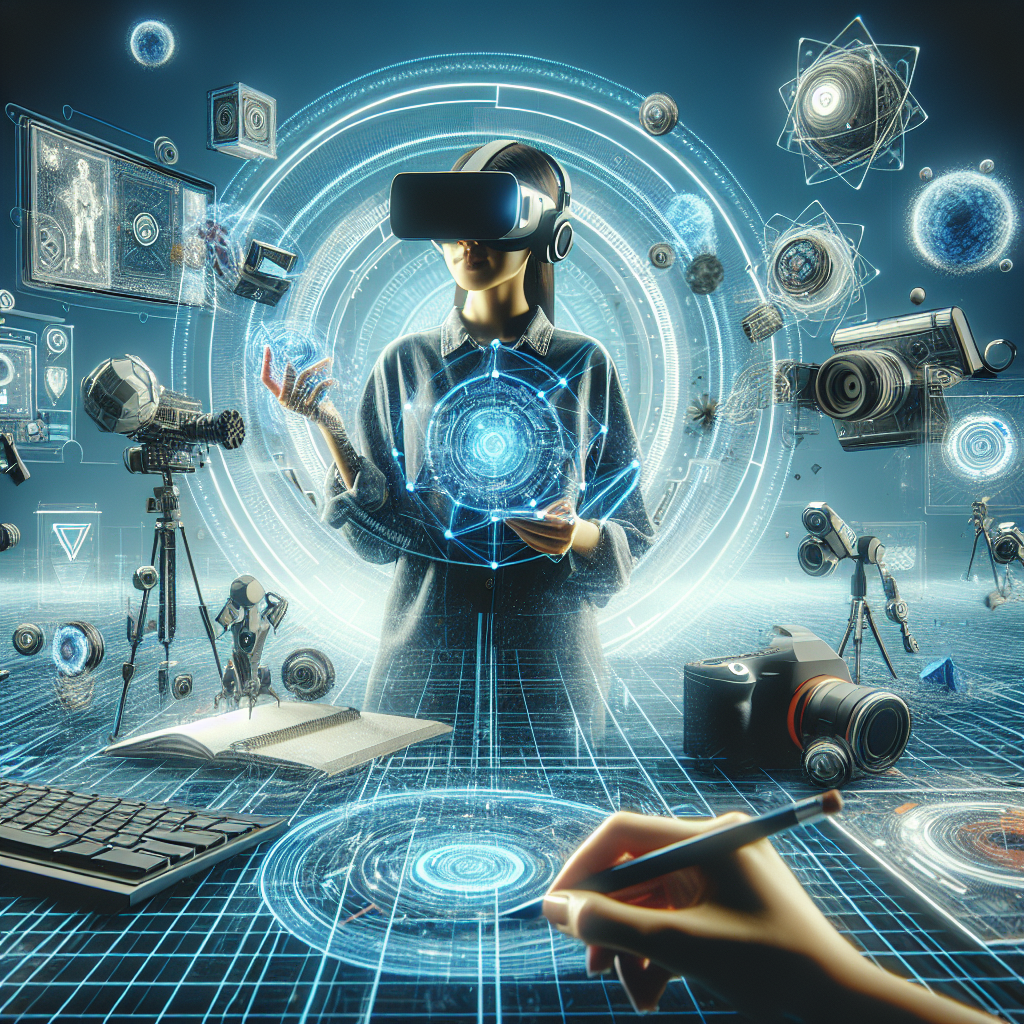 Creative professional exploring VR AR course bundles