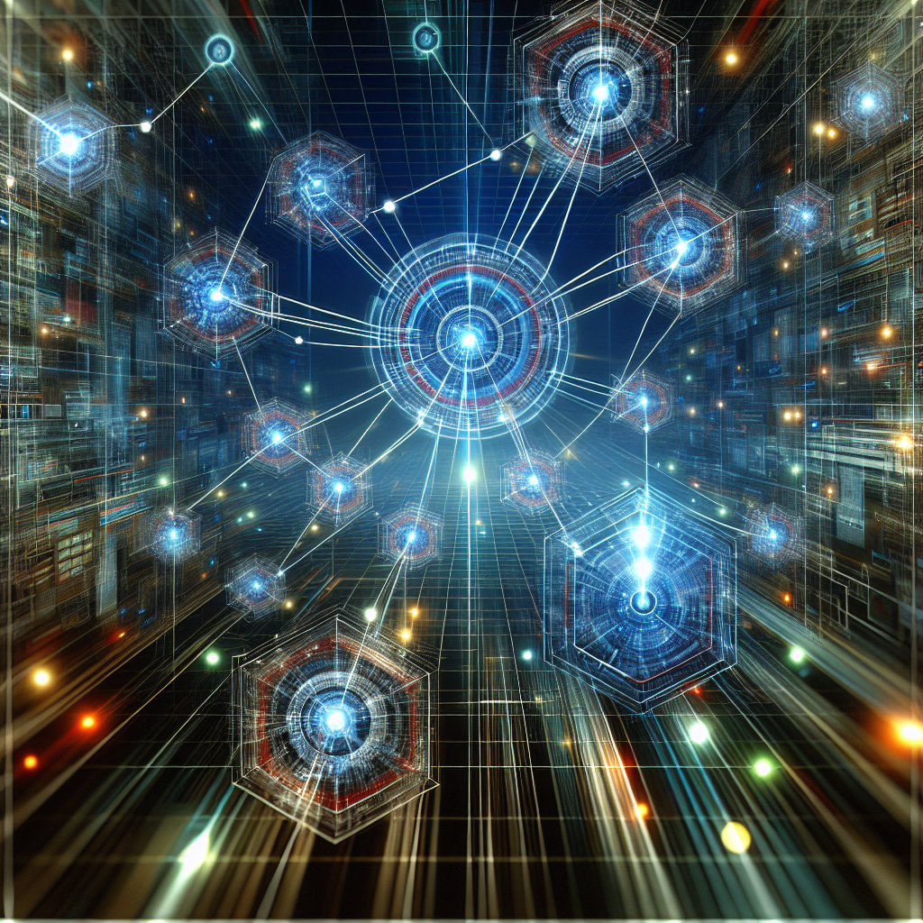 Illustration of Zero-Trust Architecture in a digital network